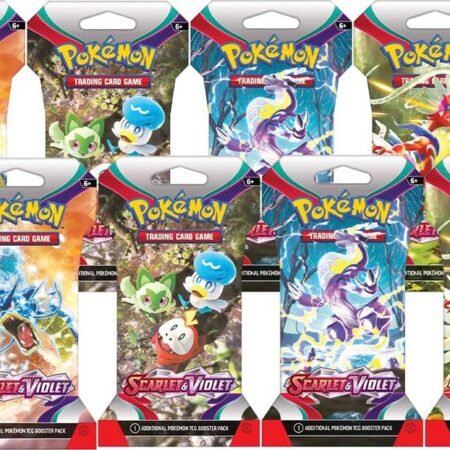 Scarlet & Violet Sleeved Booster Pack Bundle [Set of 8] - SV01: Scarlet & Violet Base Set (SVI)