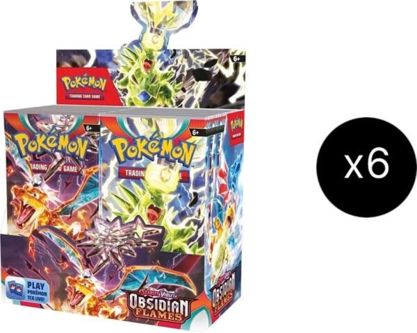 Obsidian Flames Booster Box Case - SV03: Obsidian Flames (OBF)