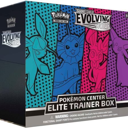 Evolving Skies Pokemon Center Elite Trainer Box [Glaceon/Vaporeon/Sylveon/Espeon] (Exclusive) - SWSH07: Evolving Skies (SWSH07)